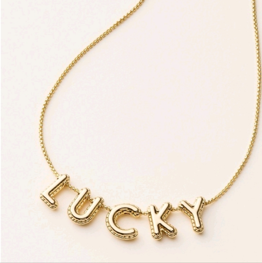 NWT, kate spade new york x Target, Lucky Bubble Chain Necklace, Gold-tone - Picture 11 of 14